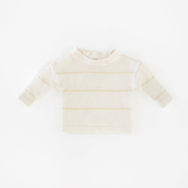 Organic Striped Knit Longsleeve