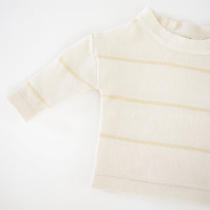 Organic Striped Knit Longsleeve