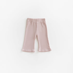 Ribbed Modal Wideleg Pant