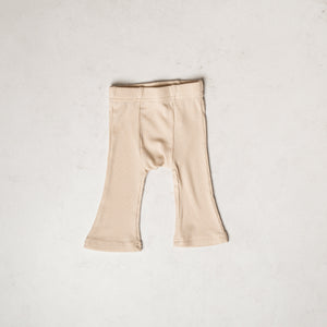 Ribbed Modal Flare Pant